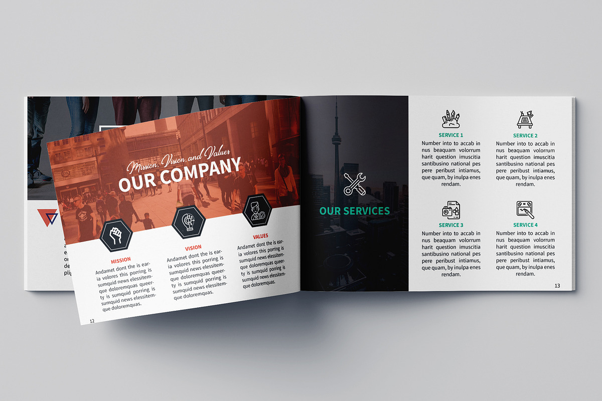 A5 Creative Brochure, a Brochure Template by BoriesBechker (Photo 4 of 8)