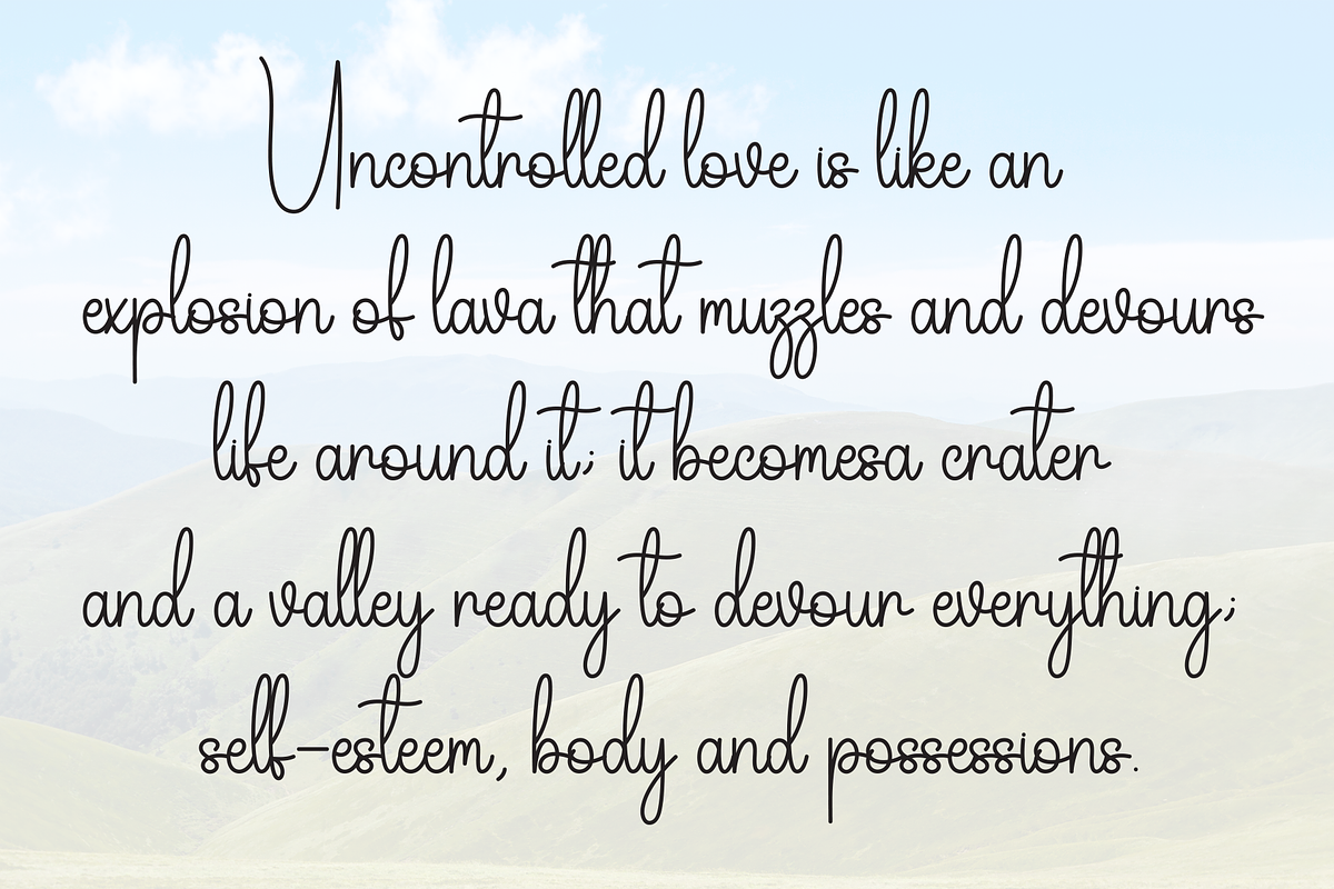 Lettering | Script Font preview 6