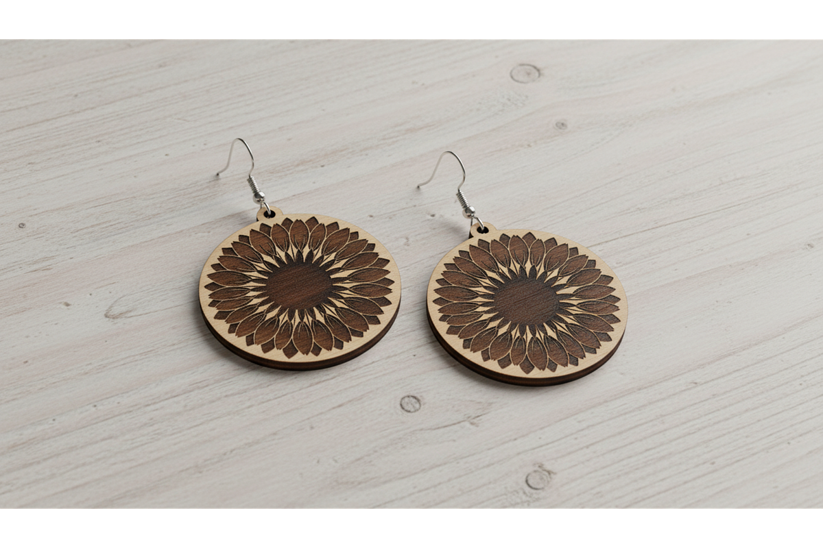 Botanical Earring SVG Set, a Graphic by musafir_fashion (Photo 10 of 11)