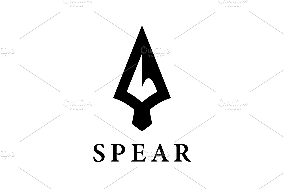 Spear logo vector icon template, a Graphic by T.Vooka