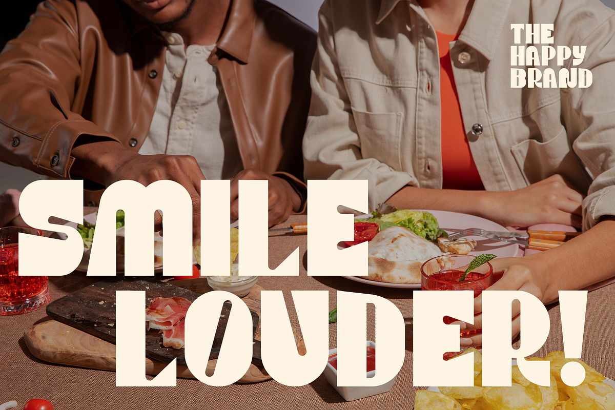 Sunny Dinner – Vintage Food Typeface, a Sans Serif Font by Helotype (Photo 8 of 15)