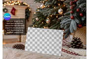 Festive Winter Greeting Card Mockup, a Product Mockup by MockupWizard (Thumbnail 3 of 5)