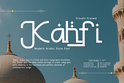 Kahfi - Modern Arabic Style Font, a Handwritten Font by overlaytemplates (Thumbnail 1 of 5)