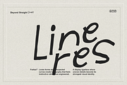 Lineres - Playful Handwritten Font, a Handwritten Font by Typeparties (Thumbnail 1 of 11)