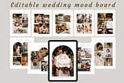 Wedding mood board template, a Stationery Template by EvaTemplates (Thumbnail 1 of 8)