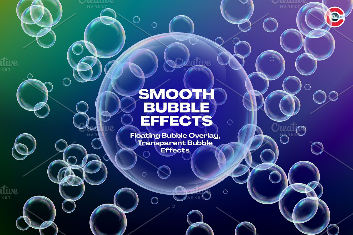 Floating Transparent Bubble Overlay, a Background Graphic by C-Kav (Photo 2 of 5)