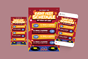 Music Fest Rundown Flyer Set, a Flyer Template by MMPixelCraft (Thumbnail 4 of 4)