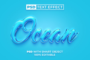 PSD Ocean 3D Text Effect Style, a Layer Style Add-On by Mockmenot