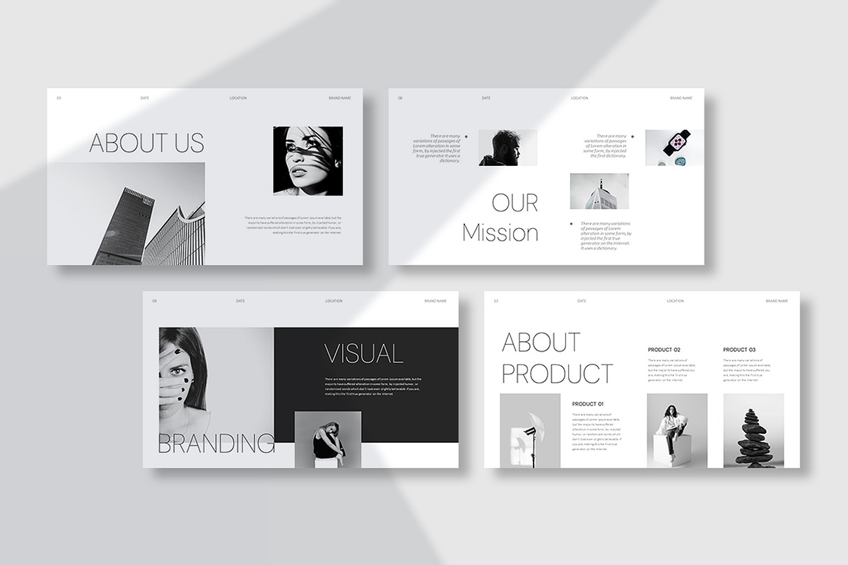 Minimalist Presentation Template preview 4
