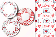 Valentine's Day Collection, a Background Graphic by Hand drawn Boutique (Thumbnail 7 of 8)
