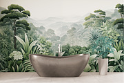 Tropical rainforest wallpaper, a Wallpaper Graphic by fei long (Thumbnail 3 of 10)