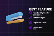 Office 3D Icon Pack, an Object Graphic by Artnivora.Std (Thumbnail 3 of 4)