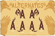 Raven Curse - Decorative Blackletter, a Blackletter Font by JumboDesign (Thumbnail 6 of 6)