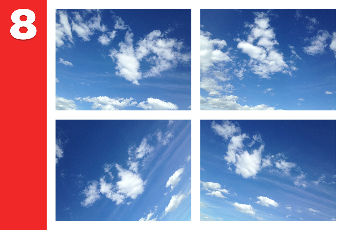 8 Cloud Textures preview 3