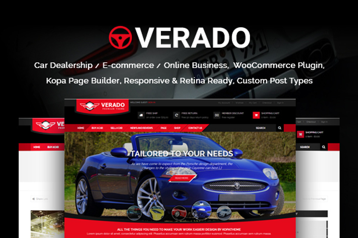 Verado Bussiness WordPress Theme, a WordPress Template by kopasoft (Photo 1 of 2)
