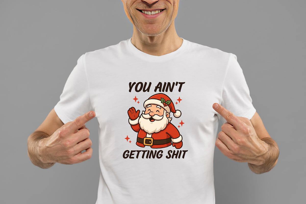 Christmas Sublimation PNG You Ain't, an Illustration by Daily.Designs (Photo 2 of 5)