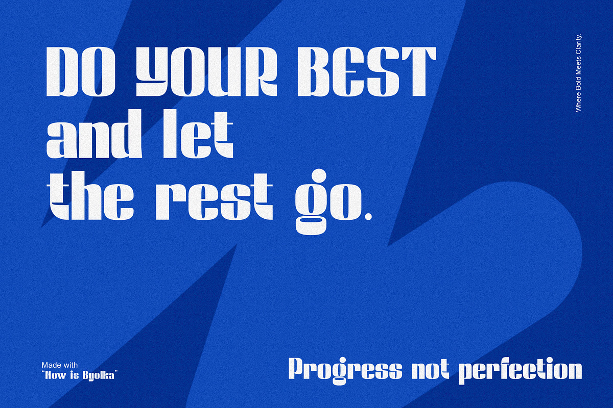 Now is Byolka | Display Font, a Sans Serif Font by Ekahermawan (Photo 2 of 15)