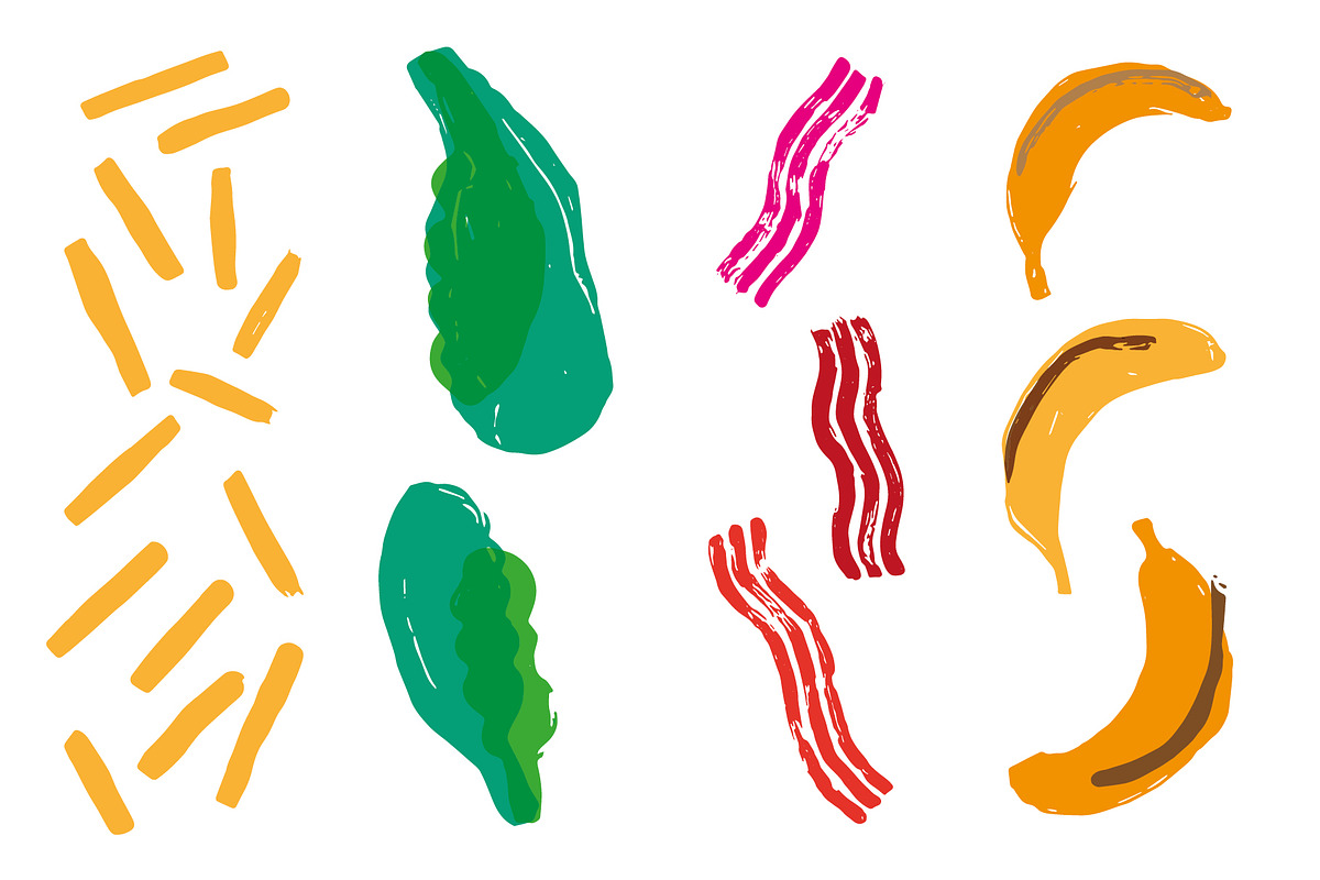 Painterly Food Vector Illustrations, a Food Illustration by This For There (Photo 5 of 11)
