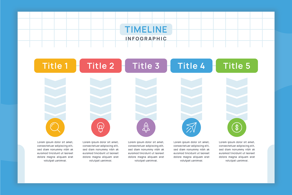 Timeline Infographic Template, a Templates & Theme by Bartama Graphic
