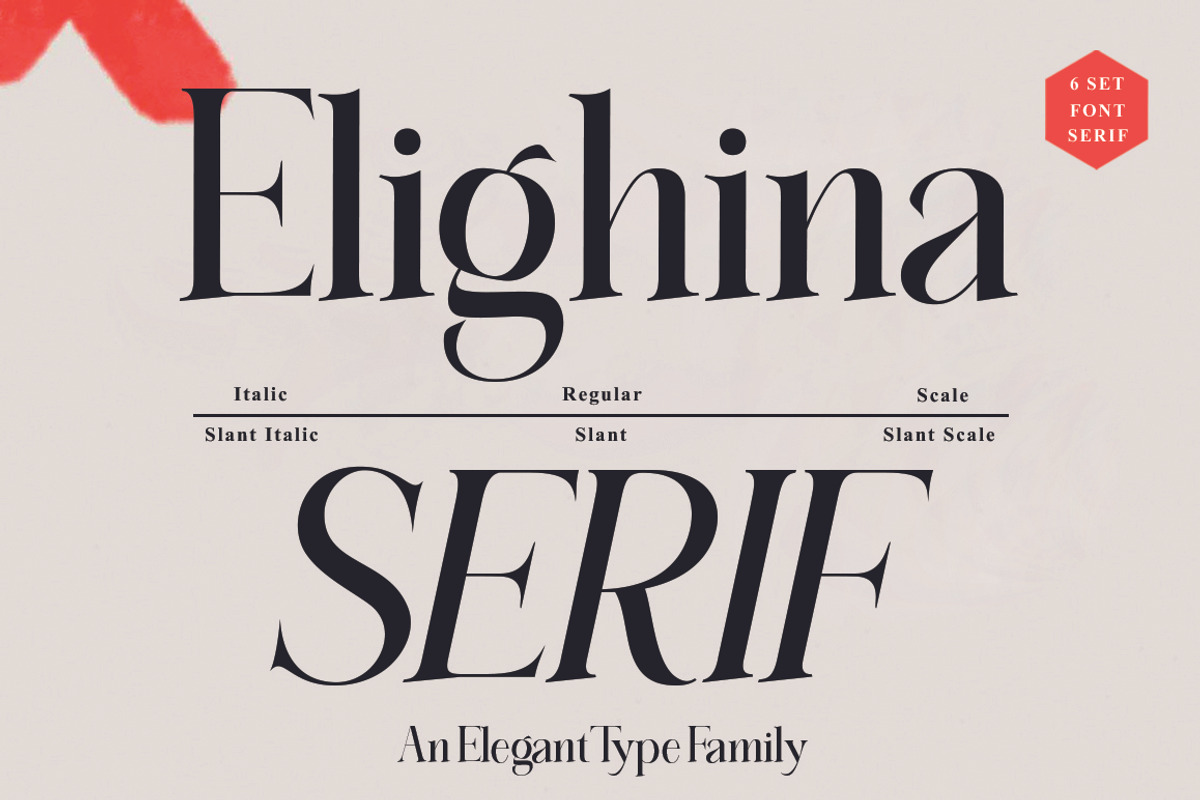 Elighina Serif, a Serif Font by TM Type (Photo 1 of 15)