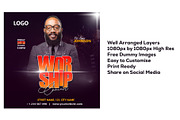 Worship Concert Flyer Template, a Flyer Template by Sipi_Graphics (Thumbnail 2 of 3)