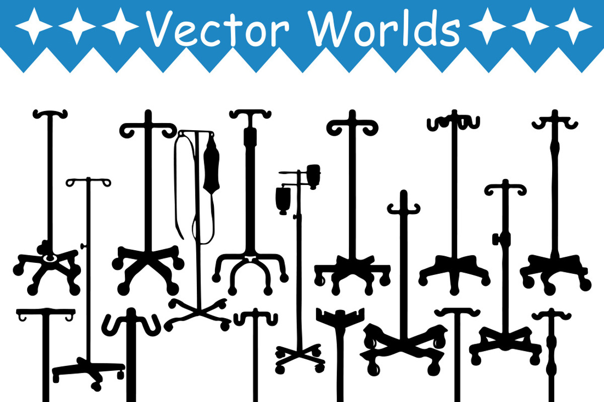 IV Drip Stand SVG, Drip Stand SVG, an Object Graphic by VectorWorlds (Photo 3 of 3)