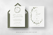 Watercolor Monogram Wedding Suite, an Invitation Template by BlueRobinDesignShop (Thumbnail 13 of 14)