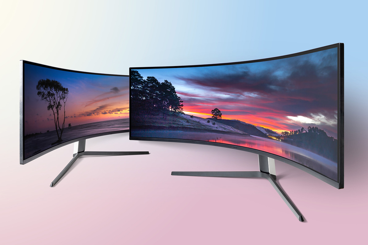 Ultrawide Curved Monitor Mockup 10K, a Product Mockup by Zabiegala MP (Photo 8 of 9)