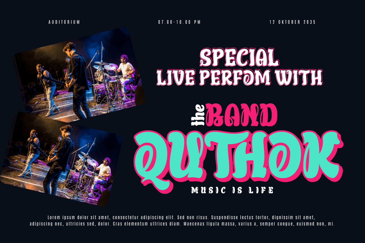 Qutcoy - Display Font, a Sans Serif Font by twinstd (Photo 10 of 10)