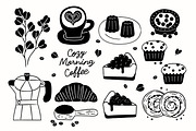 Cozy Morning Coffee, an Illustration by monkik (Thumbnail 2 of 3)