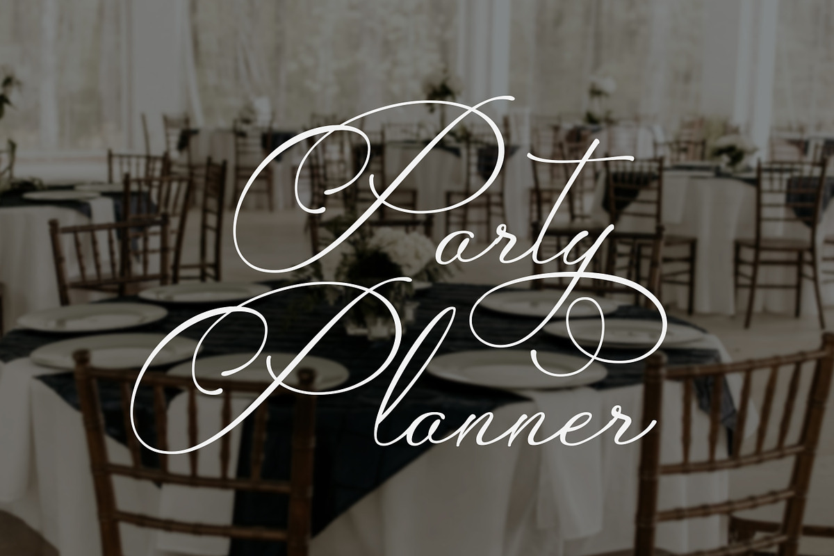 Fingline – Classic Calligraphy Font, a Script Font by Imiftype Studio (Photo 7 of 10)