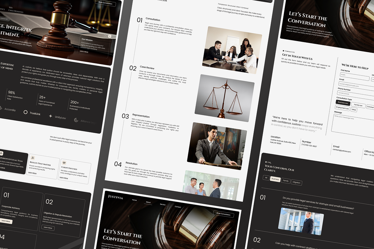Law Firm Landing Page preview 4