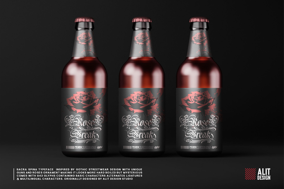 Sacra Spina Typeface, a Blackletter Font by alit design (Photo 12 of 20)