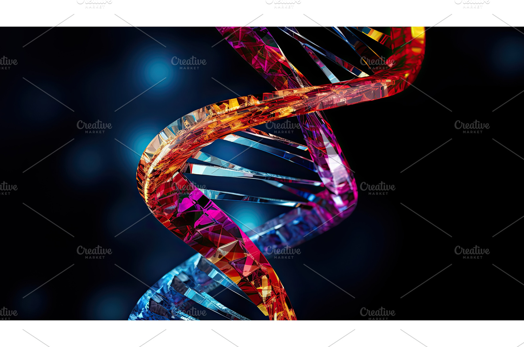chromosomes dna 3d ai generated, a Technology Photo by pikepicture