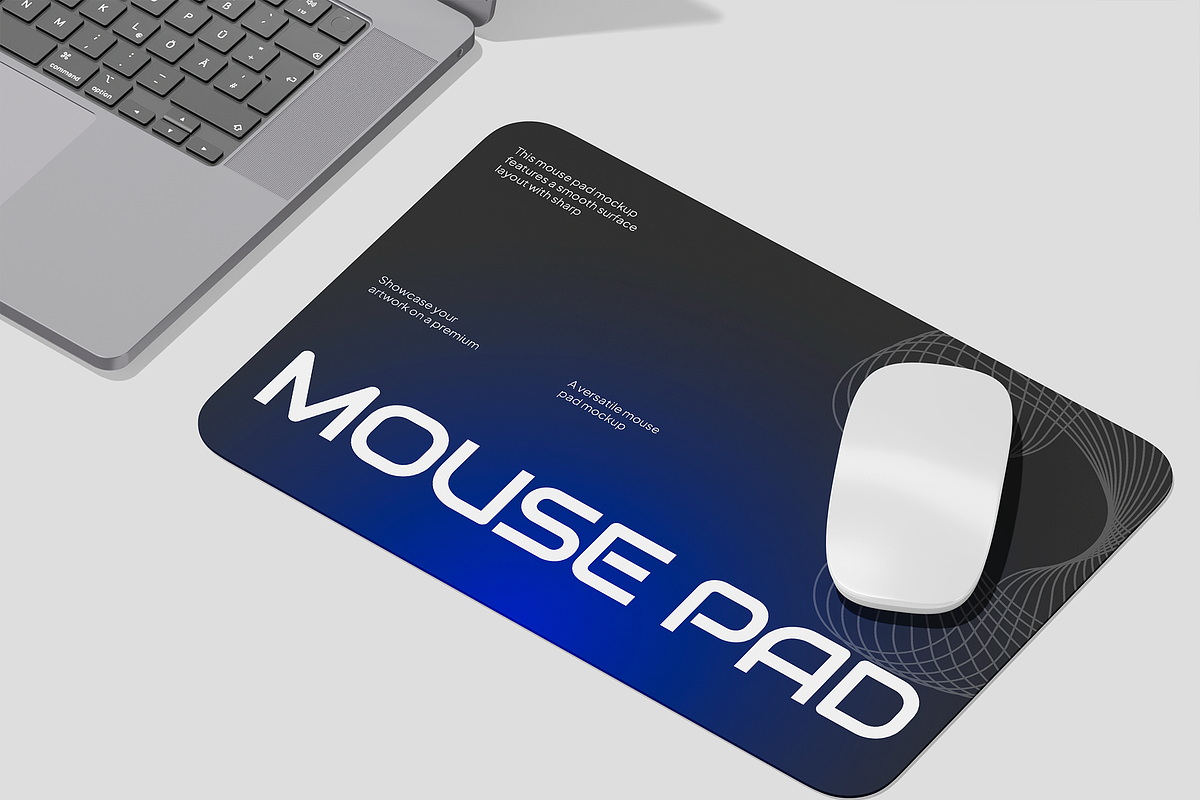 Computer Mouse Pad Mockup, a Product Mockup by Bartama Graphic (Photo 3 of 4)