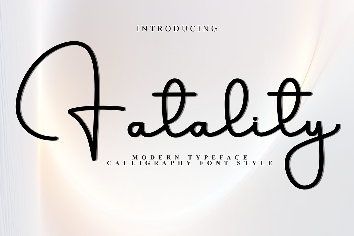 Fatality, a Handwritten Font by FreshTypeINK (Photo 1 of 8)