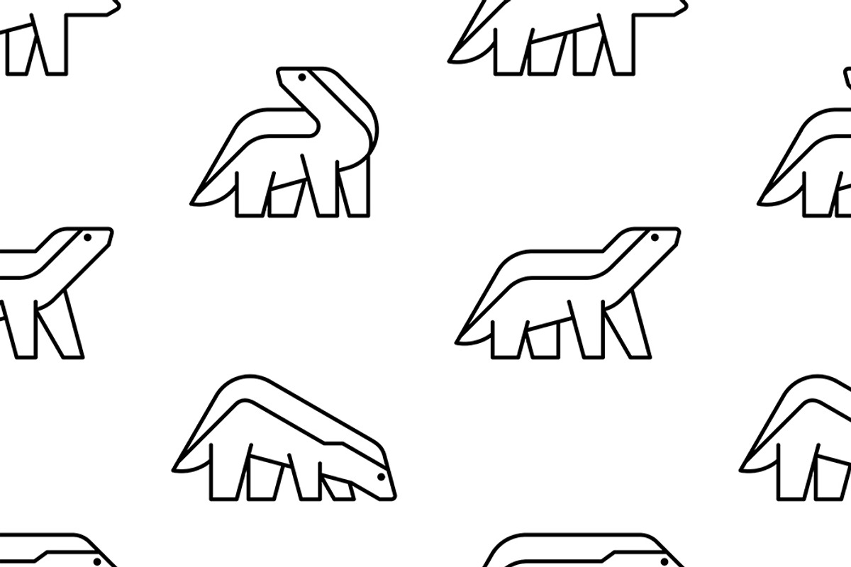Honey Badger Logo, a Graphic by NataliiaVolyk (Photo 5 of 6)