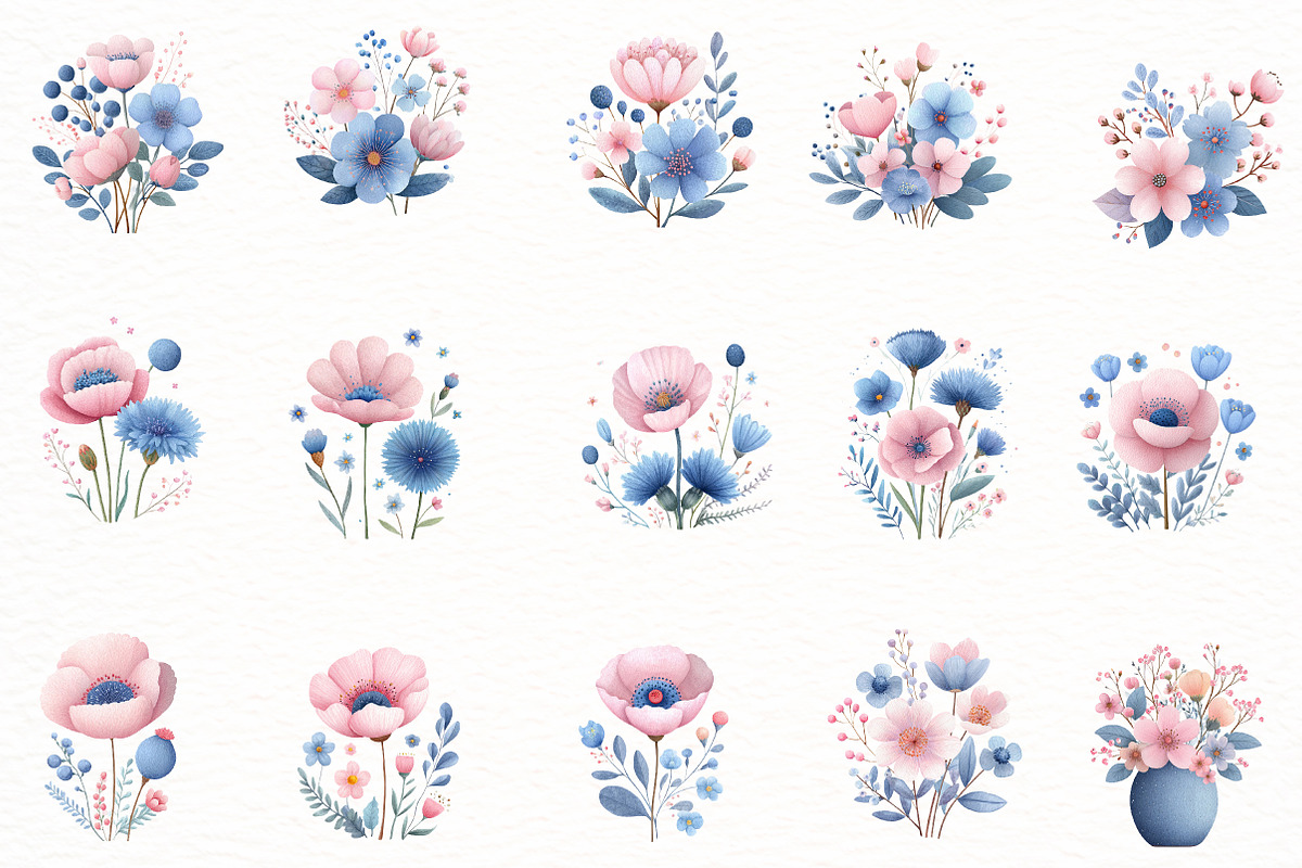 Whimsical Mother’s Day wildflower, an Illustration by Designworld (Photo 2 of 8)
