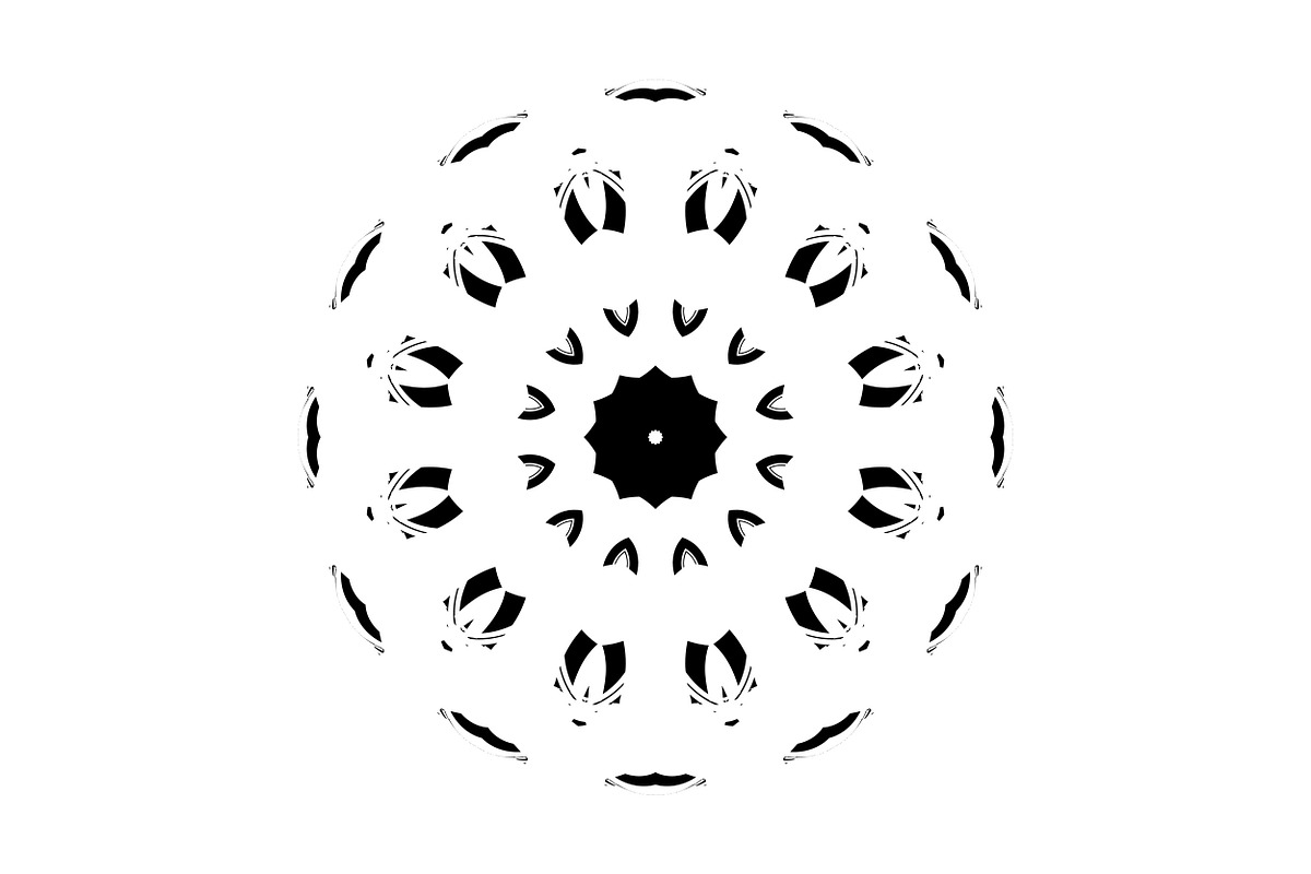 Elegant Mandala Line Art Collection, a Decorative Illustration by NJ Himel (Photo 36 of 101)