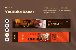 Music Youtube Cover, a Social Media Template by Rahardi Creative
