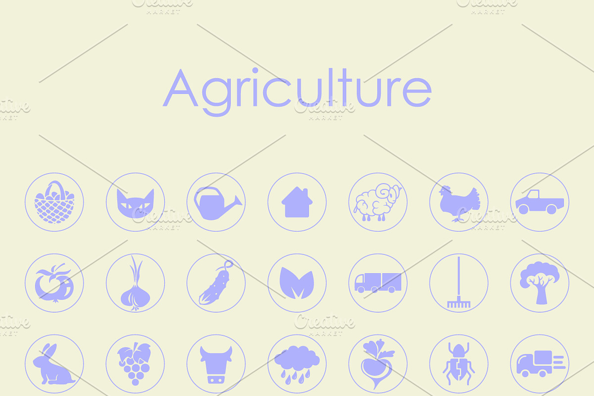 49 Agriculture simple icons, an Outline Icon by Palau (Photo 2 of 2)