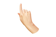 Human hand pointing finger | People Illustrations ~ Creative Market