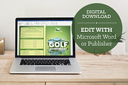 Golf Tournament Bi-fold Brochure, a Brochure Template by Four C Graphic (Thumbnail 10 of 10)