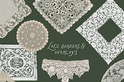 Emboss Lace Frames & Vintage Paper, an Object Graphic by Laras Wonderland (Thumbnail 14 of 21)