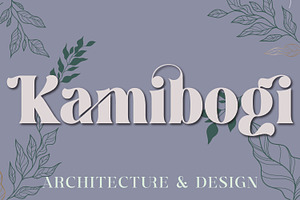 Kanilia Modern Branding Font