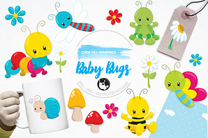 Baby Bugs Illustration Pack