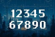 Block Blueprint - 8bit Pixel Font, a Symbol Font by HipFonts (Thumbnail 4 of 6)