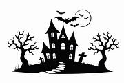 Spooky Haunted House Bundle, an Illustration by Designs_River (Thumbnail 5 of 9)