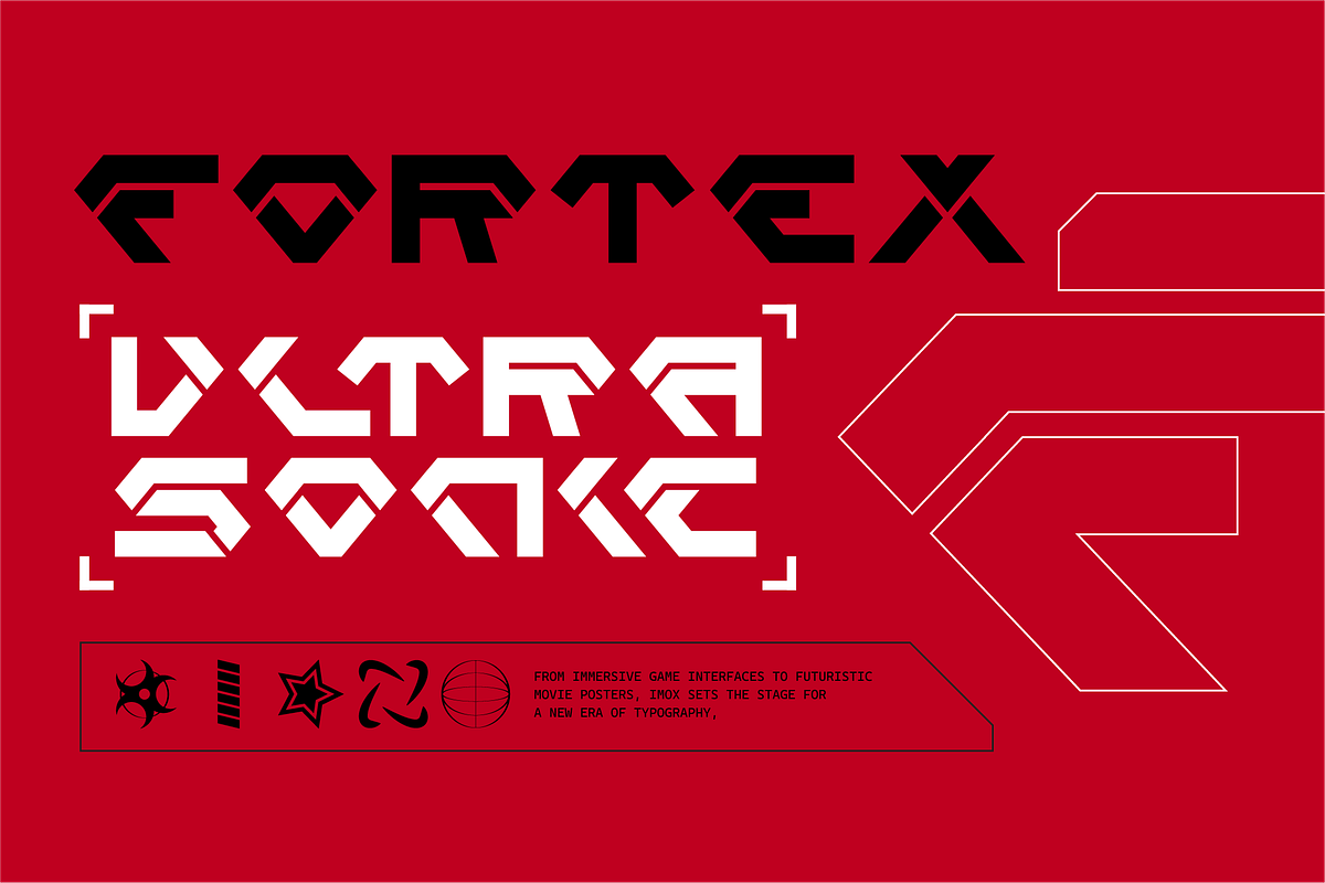 VB Mixow - Futuristic Display Font, a Sans Serif Font by VALIANTBROTHA (Photo 8 of 11)