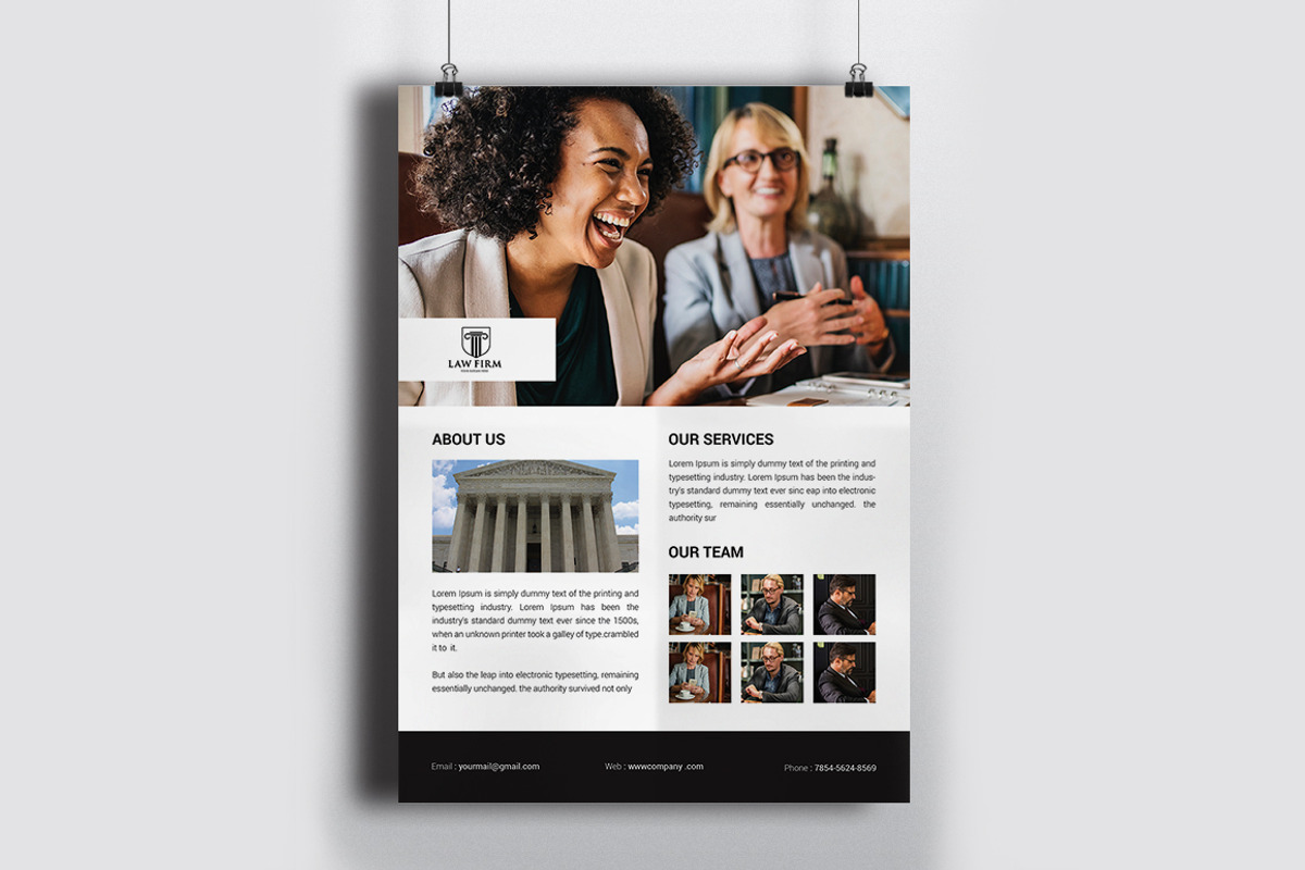 Lawyer Flyer, a Flyer Template by UI_Expert